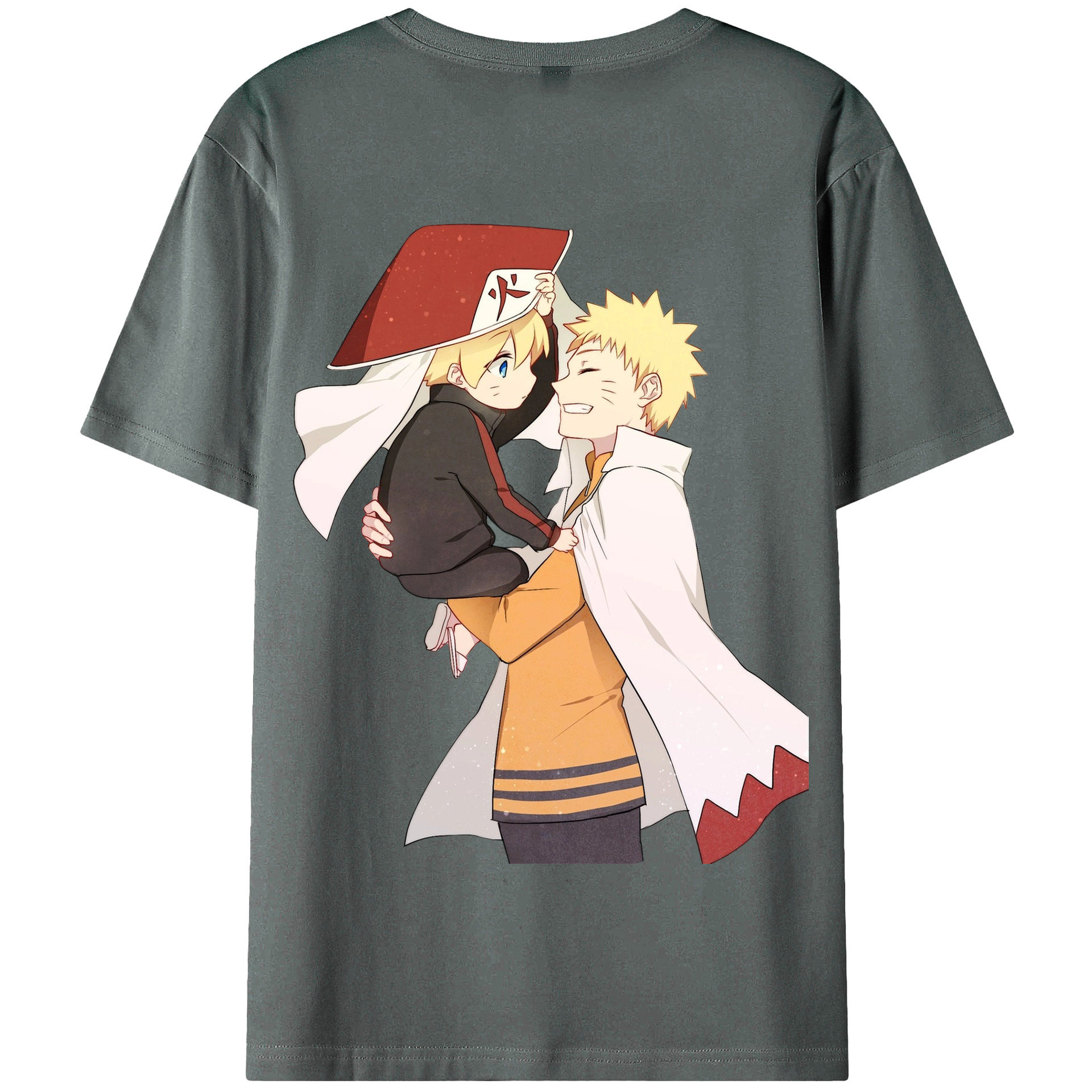 （画像用） NARUTO -ナルト- うずまき ナルト Uzumaki Naruto 綿100％半袖Tシャツ（背面プリント）